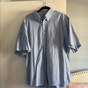 Brooks Brothers Blue Checkered Shirt